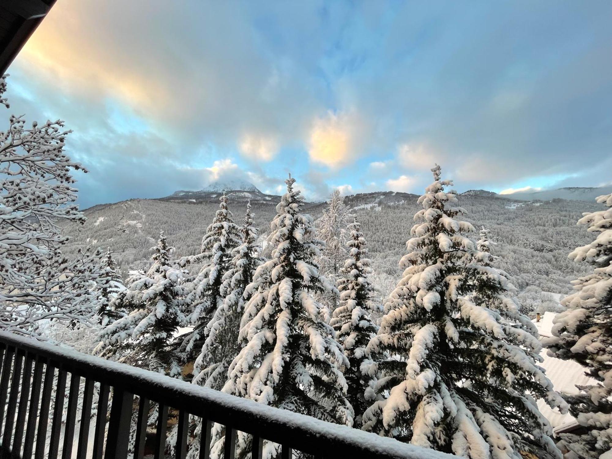 Serre Chevalier Studio 30 M2 Coin Montagne A 8 Minutes Des Pistes 圣沙夫雷 外观 照片